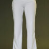 Organic Cotton Fold over Waistband Yoga Pant - Kundalini White by Blue Lotus Yogawear