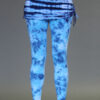 Organic Cotton Yoga Skirted Legging - Blue Tie-dye