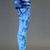 Organic Cotton Yoga Skirted Legging - Blue Tie-dye
