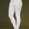 Organic Cotton Yoga Skirted Legging - Kundalini White by Blue Lotus Yogawear