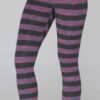 Variegated Stripe Cotton Lycra Yoga Legging by Blue Lotus Yogawear