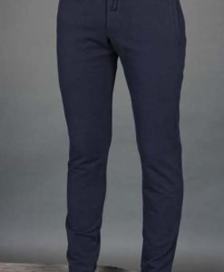 Men's Organic Cotton 4-Way Stretch Yoga Pant -Indigo by Blue Lotus Yogawear. Pre-Shrunk, Easy Care, Made in USA