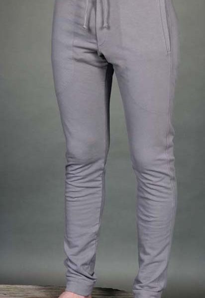 Men's Organic Cotton 4-Way Stretch Yoga Pant - Slate Grey by Blue Lotus Yogawear