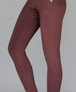 Organic Cotton Yoga Legging - Chocolate
