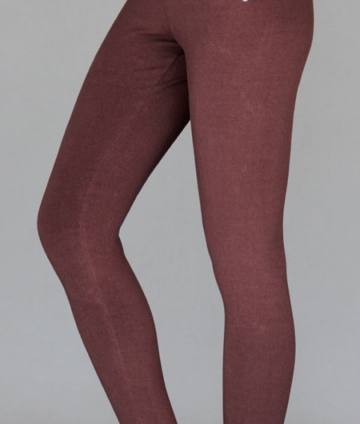 Organic Cotton Yoga Legging - Chocolate by Blue Lotus Yogawear