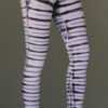 Organic Cotton Bengal Tiger Tie Dye Ankle Length Yoga Legging- Rose Quartz by Blue Lotus Yogawear