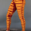 Organic Cotton Bengal Tiger Tie Dye Ankle Length Yoga Legging- Inner Fire by Blue Lotus Yogawear