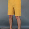 Men's Cotton Yoga Short With Pockets- Gold by Blue Lotus Yogawear