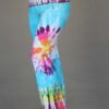 Organic Cotton Hippie Tie Dye Foldover Waist Yoga Pant by Blue Lotus Yogawear. 4 way Stretch, Pre-Shrunk, Easy Care, Made in USA