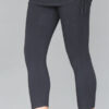Organic Cotton Yoga Skirted Crop Legging - Black by Blue Lotus Yogawear