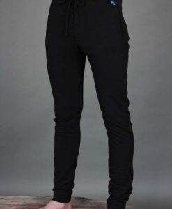 Men's Organic Cotton 4-Way Stretch Yoga Pant -Black by Blue Lotus Yogawear