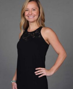 Organic Cotton Lace Yoke Cami with Built-in Bra - Black by Blue Lotus Yogawear