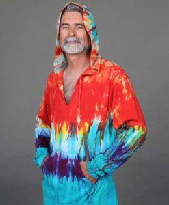 Organic Cotton Baja Hoody- Tie Dye by Blue Lotus Yogawear
