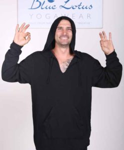 Organic Cotton Baja Hoody- Black