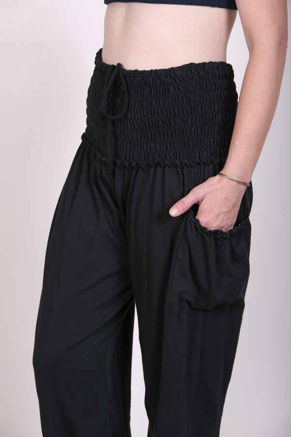 cotton jersey harem pants