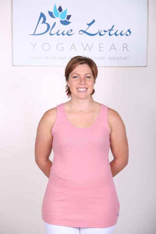 Solid Color Yoga Tank Top- Peach by Blue Lotus Yogawear