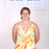 Om Symbol Yoga Tank Top - Orange Tie Dye by Blue Lotus Yogawear