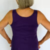 Aura Burst Tie Dye Yoga Tank Top - Purple Back by Blue Lotus Yogawear