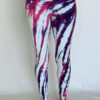 Shibori Dye High Waist Ankle Length Yoga Legging by Blue Lotus Yogawear