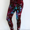High Waist Ankle Length Yoga Legging -Wine-Teal by Blue Lotus Yogawear