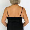 Organic Cotton Cami with Adjustable Straps- Black by Blue Lotus Yogawear
