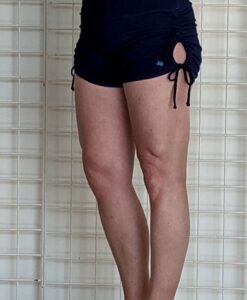 "Brazilian Butt Lift" Yoga Short- Indigo Organic Cotton by Blue Lotus Yogawear