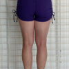 "Brazilian Butt Lift" Yoga Short- Purple Organic Cotton Back by Blue Lotus Yogawear